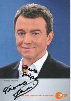 Thomas Skulski   ZDF  TV Sender Autogrammkarte original signiert 