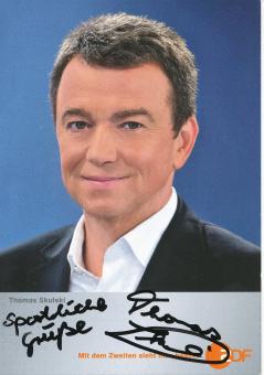 Thomas Skulski   ZDF  TV Sender Autogrammkarte original signiert 