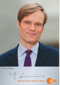 Wolf Schmiese    ZDF  TV Sender Autogrammkarte original signiert 