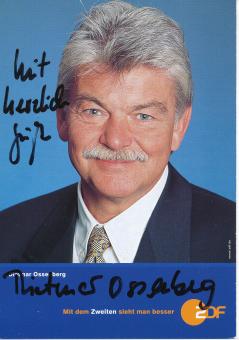 Dietmar Ossenberg    ZDF  TV Sender Autogrammkarte original signiert 