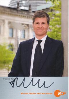 Thomas Walde    ZDF  TV Sender Autogrammkarte original signiert 