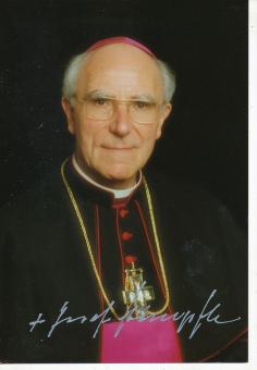 Josef Stimpfle † 1996  Erzbischof von Augsburg  Kirche  Autogramm Foto original signiert 