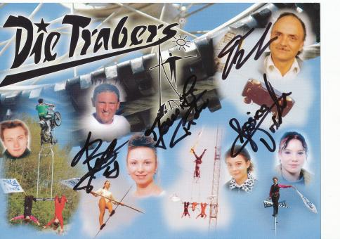 Die Traber`s Hochseil Artisten   Autogrammkarte original signiert 