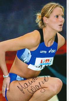 Marion Wagner   Leichtathletik  Autogramm Foto original signiert 