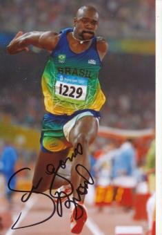 Jadel Gregorio  Brasilien  Leichtathletik  Autogramm Foto original signiert 