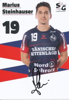 Marius Steinhauser  SG Flensburg Handewitt 2019/2020 Handball Autogrammkarte original signiert 