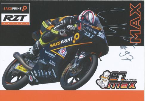Max Kappler   Motorrad  Autogrammkarte  original signiert 