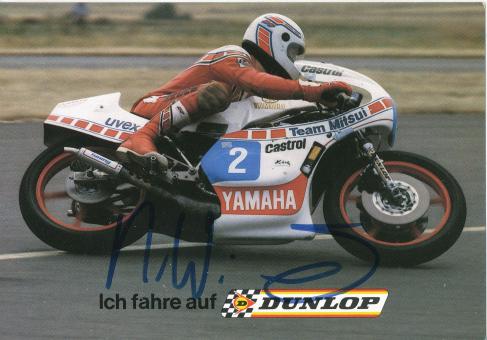 Martin Wimmer   Motorrad  Autogrammkarte  original signiert 