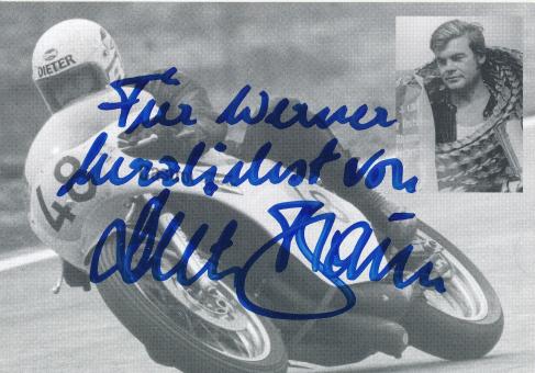 Dieter Braun   Motorrad  Autogrammkarte  original signiert 