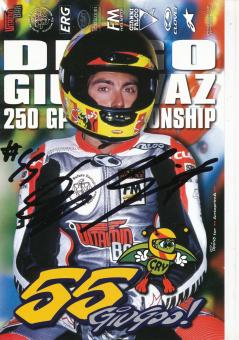 Diego Giugovaz  Motorrad  Autogrammkarte  original signiert 