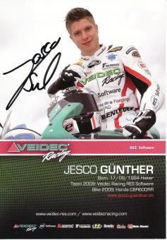Jesco Günther  Motorrad  Autogrammkarte  original signiert 