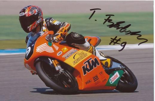 Toni Finsterbusch  Motorrad  Autogramm Foto original signiert 
