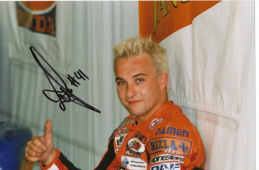Jarno Janssen  Holland  Motorrad  Autogramm Foto original signiert 
