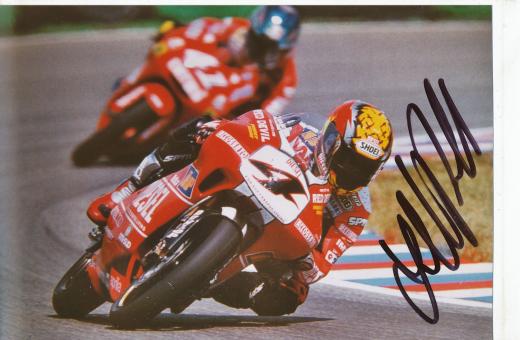 Roberto Locatelli  Italien  Motorrad  Autogramm Foto original signiert 