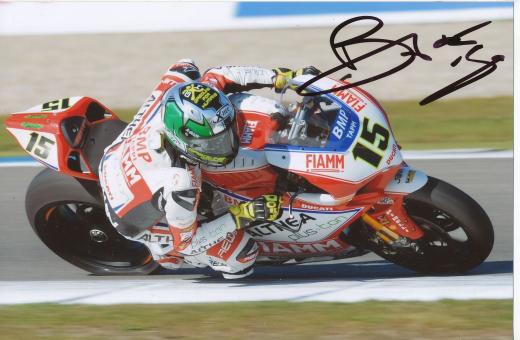Matteo Baiocco  Italien   Motorrad  Autogramm Foto original signiert 
