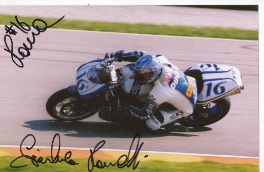 Gianluca Nannelli  Italien  Motorrad  Autogramm Foto original signiert 