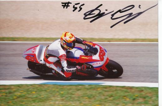 Diego Giugovaz  Italien  Motorrad  Autogramm Foto original signiert 