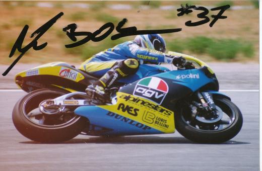 Luca Boscoscuro  Italien   Motorrad  Autogramm Foto original signiert 
