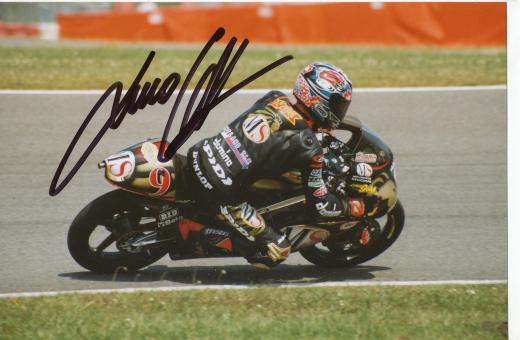 Lucio Cecchinello    Motorrad  Autogramm Foto original signiert 