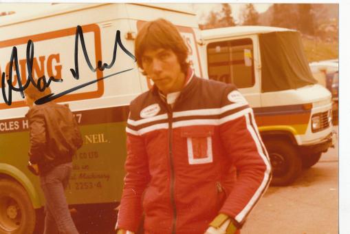 Alan North   Motorrad  Autogramm Foto original signiert 