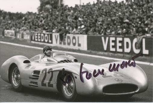 Hans Herrmann  Mercedes   Formel 1   Auto Motorsport Foto original signiert 