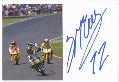 Garry McCoy   Motorrad Autogramm Karte original signiert 