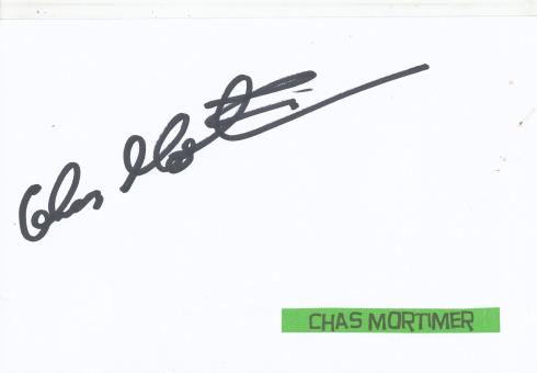 Chas Mortimer  Motorrad Autogramm Karte original signiert 