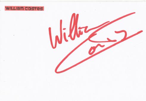 William Costes   Motorrad Autogramm Karte original signiert 