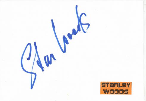 Stanley Woods   Motorrad Autogramm Karte original signiert 