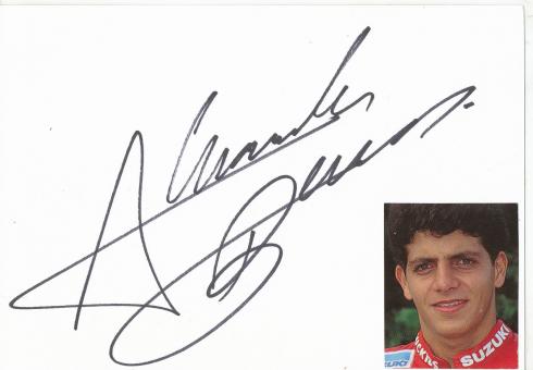Alexandre Barros   Motorrad Autogramm Karte original signiert 