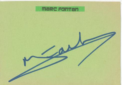 Marc Fontan   Motorrad Autogramm Karte original signiert 