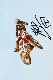 Yoshitaka Atsuda  Motocross  Motorrad  Foto  original signiert 