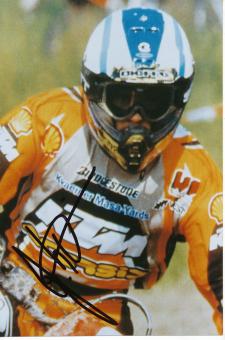 Juha Salminen  Motocross  Motorrad  Foto  original signiert 