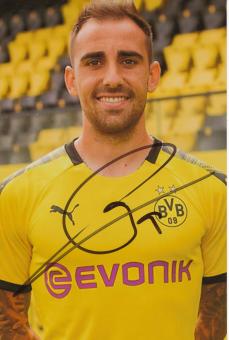 Paco Alcacer  Borussia Dortmund  Fußball Autogramm Foto original signiert 