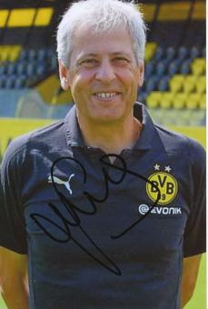 Lucien Favre  Borussia Dortmund  Fußball Autogramm Foto original signiert 
