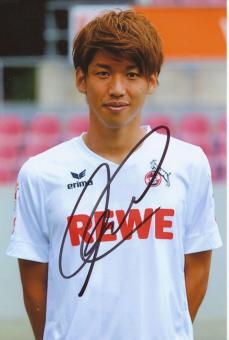 Yuya Osako  FC Köln  Fußball Autogramm Foto original signiert 
