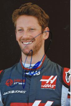 Romain Grosjean   Formel 1   Motorsport  Autogramm Foto original signiert 