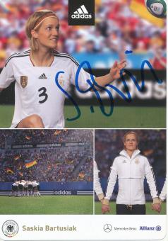 Saskia Bartusiak  DFB Frauen Nationalteam Fußball Autogrammkarte original signiert 