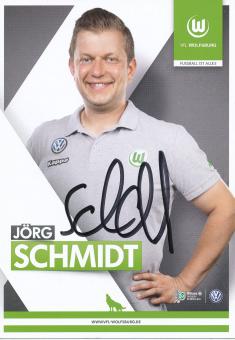 Jörg Schmidt  2014/2015  VFL Wolfsburg  Frauen Fußball Autogrammkarte original signiert 