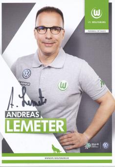 Andreas Lemeter  2014/2015  VFL Wolfsburg  Frauen Fußball Autogrammkarte original signiert 