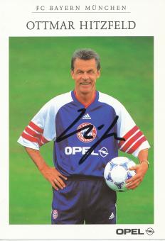 Ottmar Hitzfeld  1998/1999  FC Bayern München  Fußball Autogrammkarte original signiert 