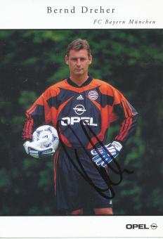 Bernd Dreher  1999/2000  FC Bayern München Fußball Autogrammkarte original signiert 