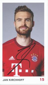 Jan Kirchhoff  2015/2016  FC Bayern München Fußball Autogrammkarte original signiert 