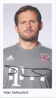 Toni Tapalovic  2015/2016  FC Bayern München Fußball Autogrammkarte original signiert 