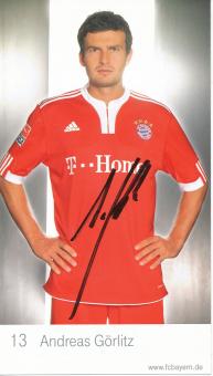 Andreas Görlitz  2009/2010  FC Bayern München Fußball Autogrammkarte original signiert 