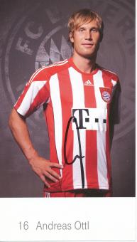Andreas Ottl  2010/2011  FC Bayern München Fußball Autogrammkarte original signiert 