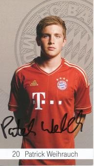 Patrick Weihrauch  2012/2013  FC Bayern München Fußball Autogrammkarte original signiert 