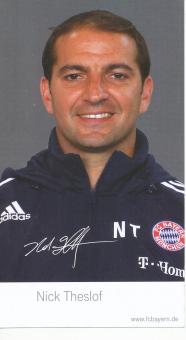 Nick Theslof  2008/2009  FC Bayern München Fußball Autogrammkarte Druck signiert 