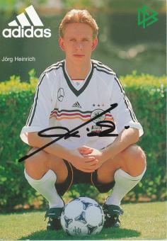 Jörg Heinrich   DFB Nationalteam Fußball Autogrammkarte  original signiert 