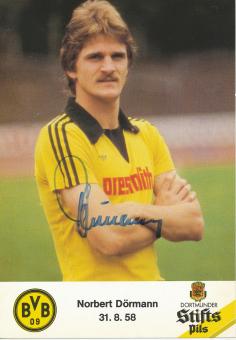 Norbert Dörmann  1979/1980  Borussia Dortmund Fußball Autogrammkarte  original signiert 